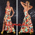 Strapless Floral Maxi Dress